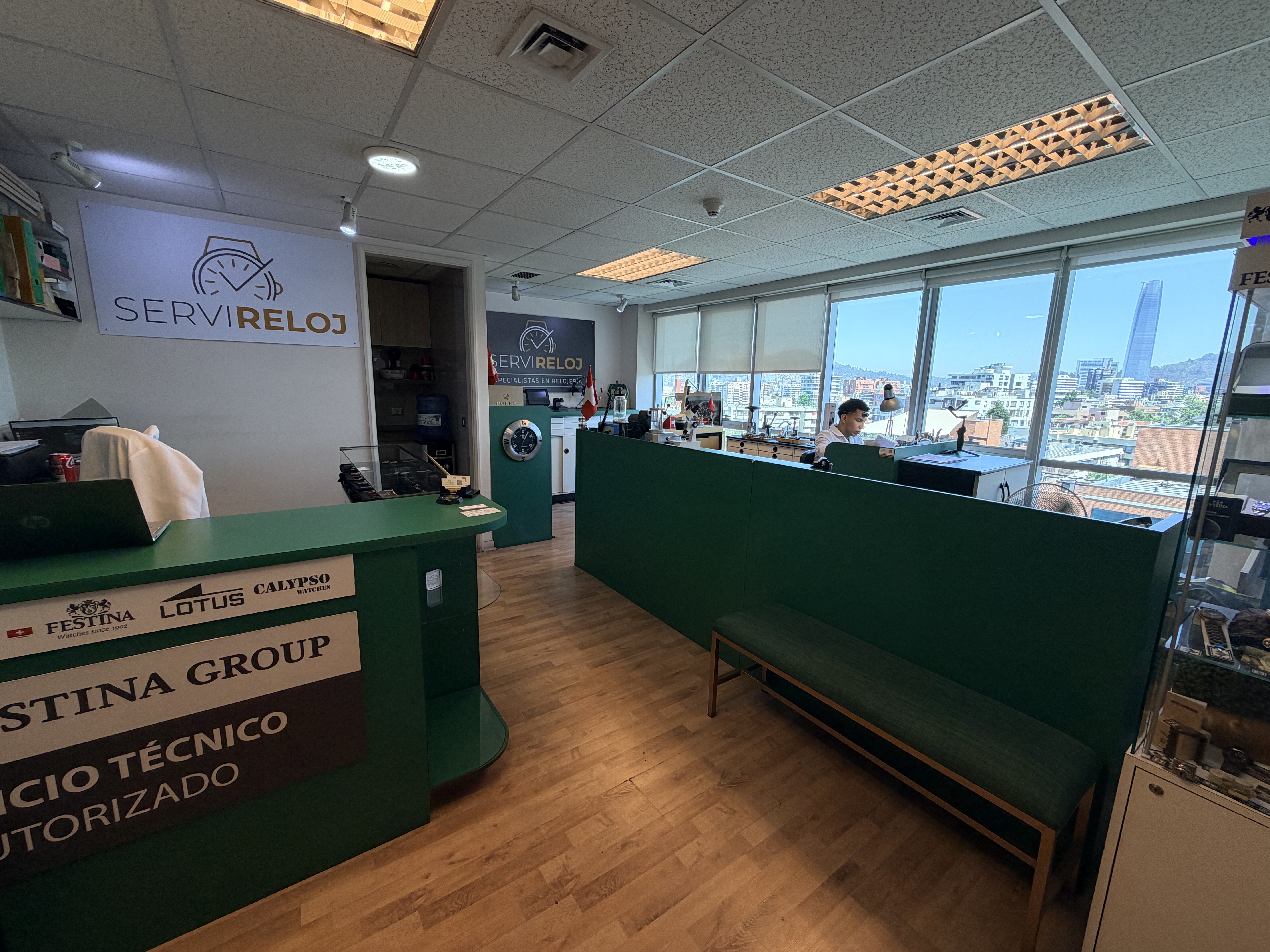 Interior de relojería clásica